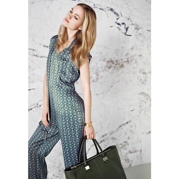 Reiss Duffy Printed Jumpsuit